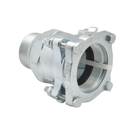 RACCORDO A COMPRESSIONE IN GHISA PER TUBI IN ACCIAIO TIPO AF Misura: 4" X 114,3 mm