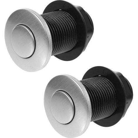 Bouton à Air en inox et Abs Lot de 2 Pièces pour broyeur (1/5)