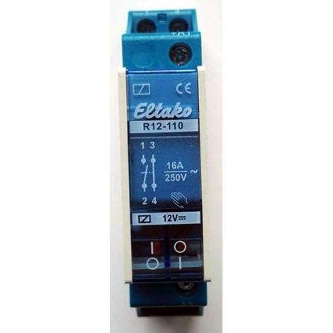 Eltako R12-110-12V relé electromecánico 12V 8A