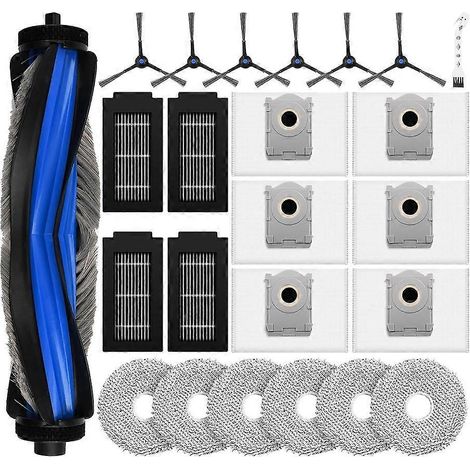 Lot de 24 pièces de rechange pour aspirateur robot Ecovacs Deebot T50 Max Pro Omni/T50 Pro Omni/T50 Max/T50 Pro/T50 Omni (1/5)