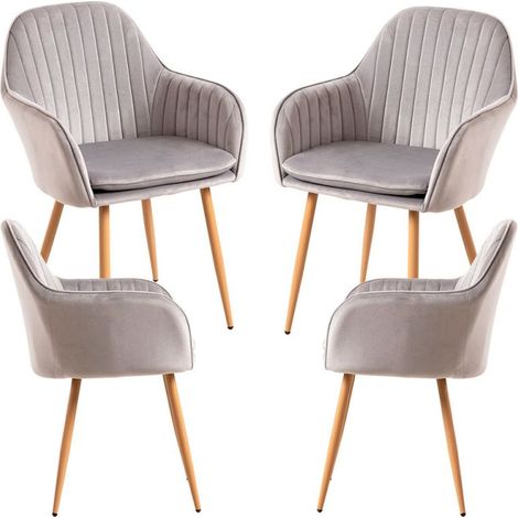 Packs Sillas Comedor - Pack 4 Sillas Chic - Gris (1/5)