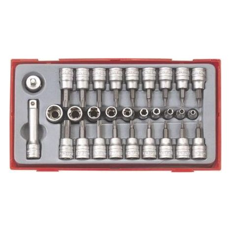 Teng Tools Set di Aste TX 30 Pezzi in Plastica Robusta