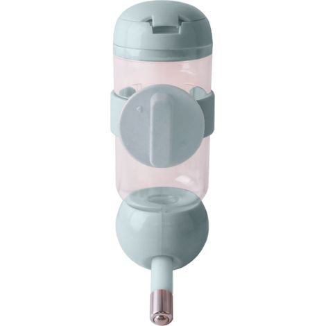 Fontaine à eau pour animaux de compagnie, modèle suspendu, pour cage de chien, gobelet suspendu, pichet à eau sphérique automatique en acier inoxydable pour chat (taille gr)-AquaForge (1/5)