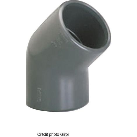Coude PVC pression à 45° Ø 32 (1/2)