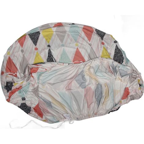 Housse de canapé élastique anti-poussière avec housse de coussin (pour causeuse) (1/5)