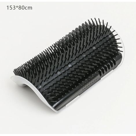 Brosse de massage d'angle autonettoyante pour chats, outil de massage mural pour animaux de compagnie, convient aux chats et aux chiens. (1/5)