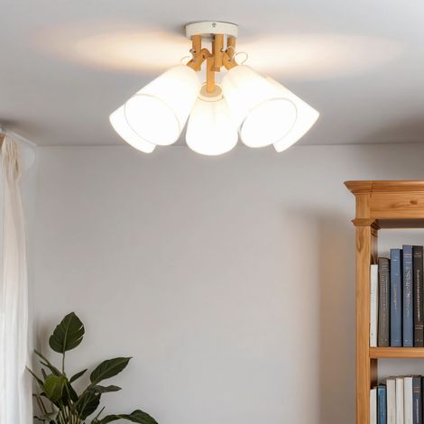 Licht-Erlebnisse Deckenlampe VAIO 5-flammig E27 in Weiß (1/5)