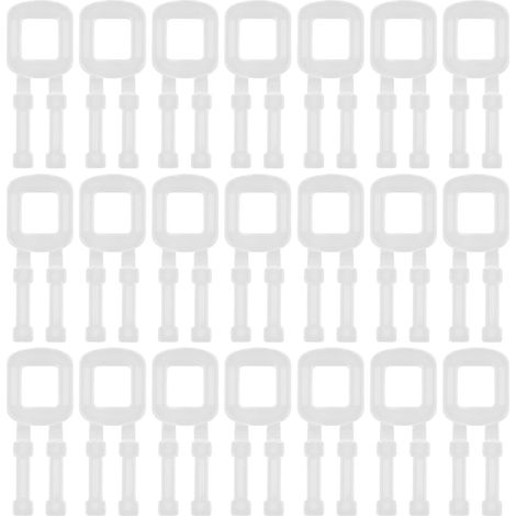 Boucles Cerclage 100 Pièces PP Transparentes Clips Chevron Pour Emballage Manuel Et Logistique (1/5)