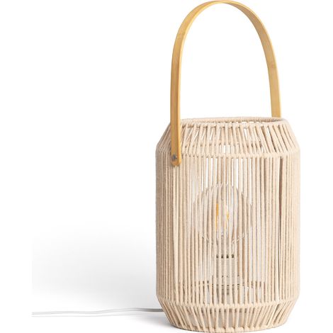 Lámpara Mesa Cuerda Bris Nolana Beige (1/5)