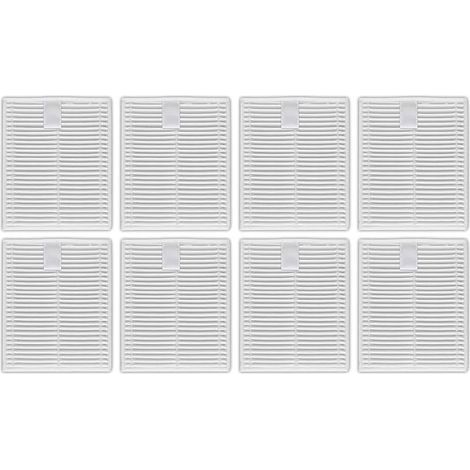 Lot de 8 filtres HEPA de rechange compatibles avec Roborock Q7 M5/Q7 M5+/Q7 L5/Q7 L5+ pour aspirateur robot Roborock Q7 M5/Q7 M5+/Q7 L5/Q7 L5+, filtre vertical, filtres à cartouche, filtres (1/5)