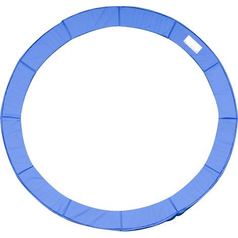 AMXCNOY Couverture de protection pour trampoline filet de sécurité 8ft 10ft 12ft 15ft couverture de protection : Ø366 cm - Bleu (trampoline non inclus) (1/5)