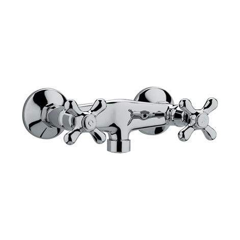 Externe Duschgruppe aus verchromtem Messing Paffoni Iris IRV168CR  Chrom - Iris