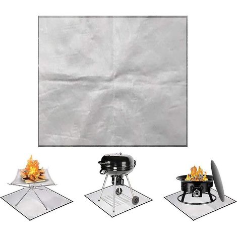 Tapis de foyer Burner's 100x100cm, barbecue de pique-nique