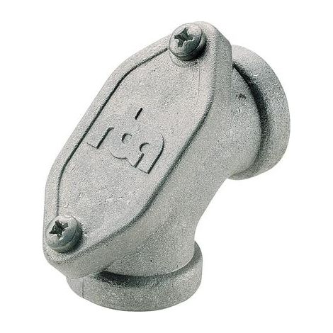 Curva Metalliche a 90 gradi tipo FF ad ispezione laterale Filettatura GAS G3/4