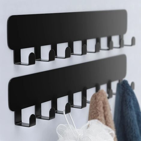 ganchos de pared autoadhesivos: toalleros para baños y cocinas no requieren taladrar. (1/4)