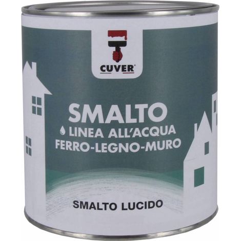 SMALTO LUCIDO ALLACQUA CUVER BIANCO LT.0,750. Prezzo per 1 pezzo.