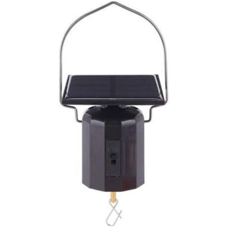 Moteur de carillon éolien à énergie solaire, carillon éolien, ornement, moteur rotatif suspendu pour jardin, terrasse, décoration de pelouse (1/4)