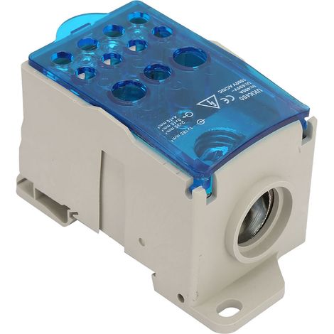 Boîte de jonction universelle UKK-400A, bornier de distribution sur rail DIN, boîtier électrique de raccordement polyvalent (1/5)