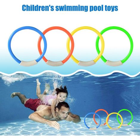 Tauchspielzeug Tauchringe Sommer Schwimmbad Tauchspielzeugset für Kinder Unterwasser-Schwimmbadspielzeug Tauchstäbe (1/5)