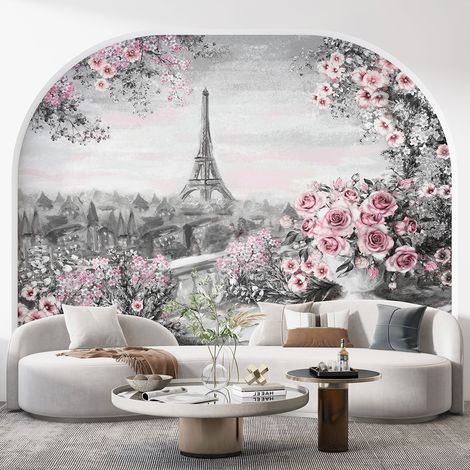 Papier peint panoramique - Tour Eiffel - 130 cm x 101 cm (1/3)