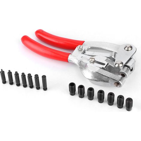 16Pcs Pince Multiprise Manuelle pour Métal, Laiton, Caoutchouc, Bracelet de Montre, Cuir, Plastique - Outils de Perçage à Main (1/5)