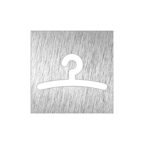 Pictogramme en Acier Inoxydable "Vestiaire" - Fricosmos (1/2)