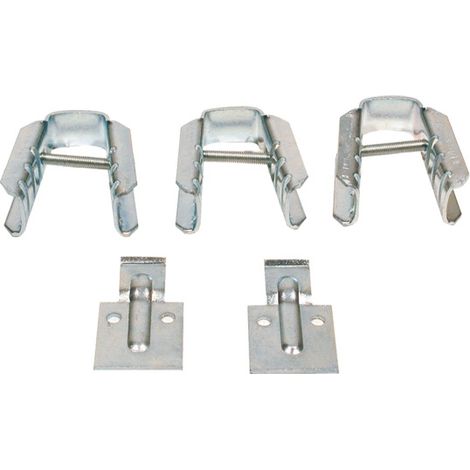 RAM – Support de fixation chauffage central pour radiateur en fonte – Acier zingué résistant à la corrosion – Vissage mural rapide