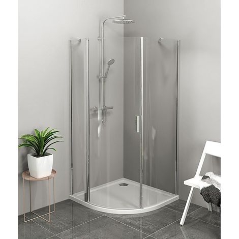 ZOOM Cabine de douche quadrant 900x900mm, verre clair, gauche (1/4)