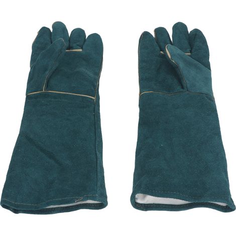 Gants de toilettage pour animaux de compagnie, résistants aux morsures, polyvalents et épais, 45 cm, gants de protection anti-griffures pour la manipulation des animaux et le dressage des chiens (1/5)