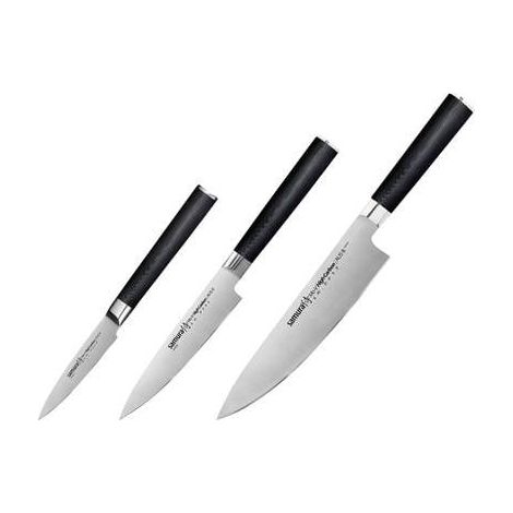 Set coltelli Samura mo-v acciaio AUS-8 ergonomico