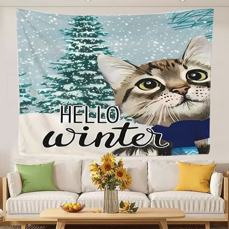 Tapis Murale - 180x150 cm - En Polyester - Pour Chambre Salon Dortoir - Décoration Murale - 1 Pièce (1/5)