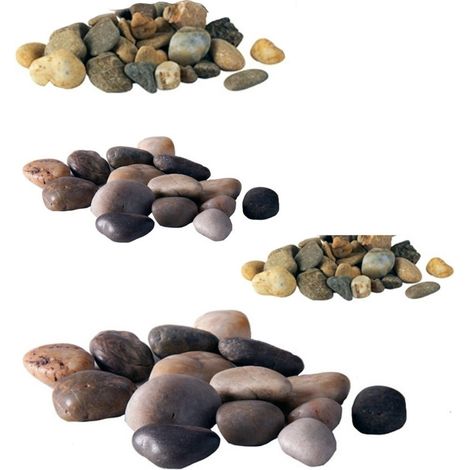 Galets Brun Naturel 800gr Aquarium Décoration Jardin étang