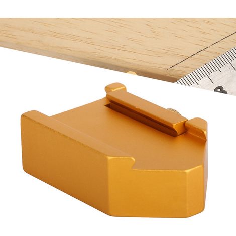 Règle de positionnement d'angle à 45 degrés en alliage d'aluminium, bloc de jauge (1/5)