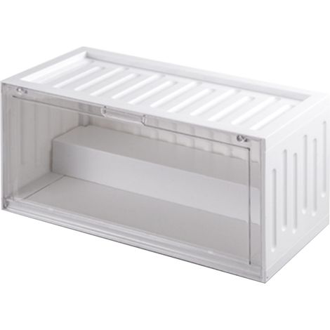 Boîte de Rangement pour Figurines Miniatures, Écrin Transparent Anti-Poussière Blanc Porcelaine (1/5)