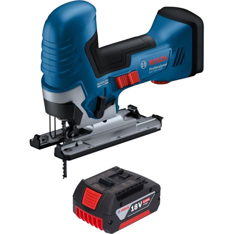 Bosch GST 18V-125 S Professional Scie sauteuse sans fil 18 V 125 mm Brushless + 1x batterie 5,0 Ah - sans chargeur