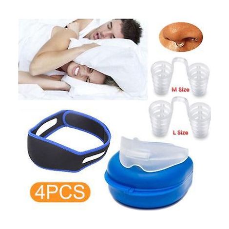 anti Ronflement Efficace, Croisillons,chin Strap, Anti-ronflement Mentonnire, Solution Ronflements Rglable Snore Stopper Chin Strap Pour Aide Somm (1/5)