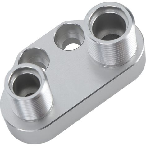 Kompressoradapter aus Aluminiumlegierung für Sanden SD7B10 7176, Durchgangsausführung