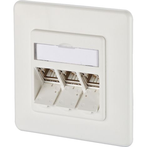 BTR NETCOM Anschlussdose E-DAT modul 3x8(8) UP 1309131002-E rws