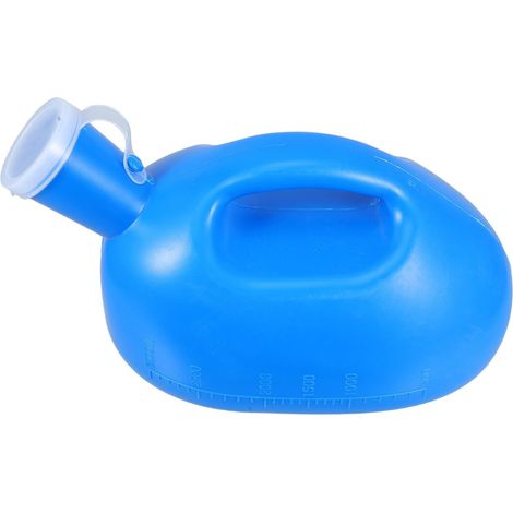 Urinoir Portable Homme Grande Capacité Plastique avec Bouchon Anti-débordement Urinoir de Voyage pour Nuit Hôpital et Personnes Âgées Design Anti-éclaboussures Ergonomique (1/5)