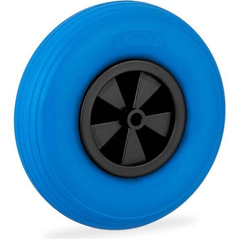 Rad fur schubkarre 350 6 in blauschwarz