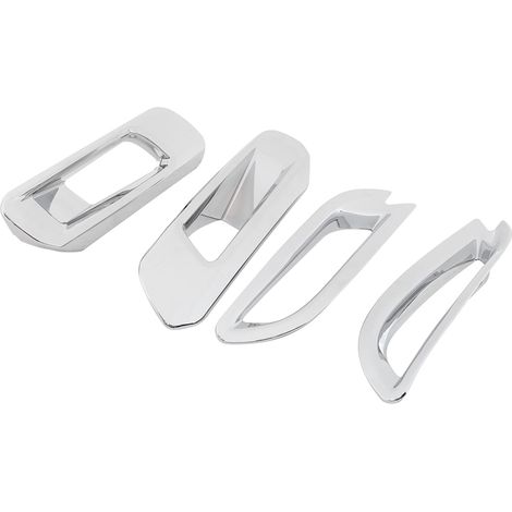 4-teiliges Set Front- und Heck-Nebelscheinwerferrahmen-Lampenabdeckung Außendekor passend für Toyota Camry Hybrid 18-20 (1/5)
