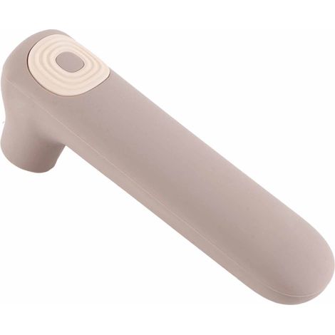 Poignée de porte en silicone souple élastique antichoc, protège-poignée pour maison, gris violet. (1/5)