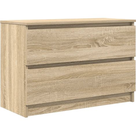 Mueble para TV con espacio de almacenamiento 80 x 35 x 54 cm acabado mate moderno en madera de roble Sonoma 020051736 (1/5)