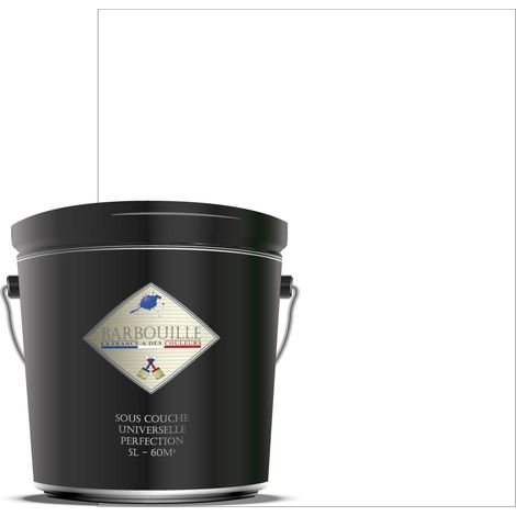Sous Couche acrylique plâtre, béton, bois 5L Blanc Perfection (1/3)