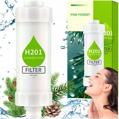 Filtro profumato per la purificazione dell'acqua della doccia, inserto per rubinetto Pine Forest. (1/5)