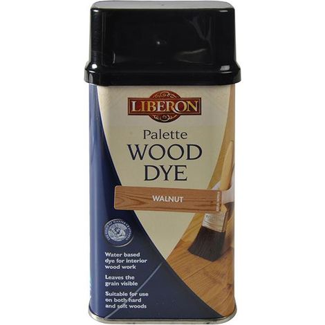 Liberon Interior Floor and Woodwork Palette Wood Dye - Walnut - 250ml