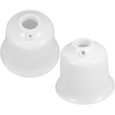 2 Stück Deckenventilator-Abdeckungen, kegelförmige, dekorative Staubschutzplatten mit einfacher Montage für Ventilatorwechsel und Wartung (1/5)