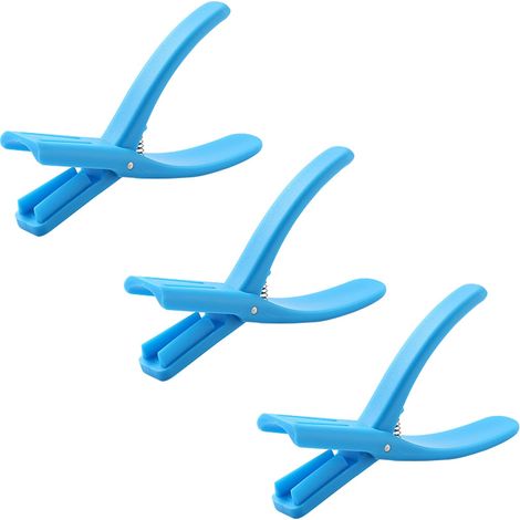 Hummermesser, robustes und praktisches Hummermesser, handliches und cleveres Werkzeug zum Öffnen von Meeresfrüchten für den Heim- und Restaurantgebrauch (blau, 3er-Set) (1/5)