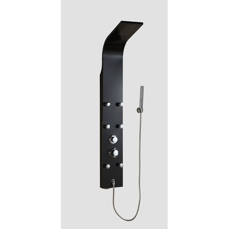DP Griferia Colonna Doccia idromassaggio Alluminio Negro A-92