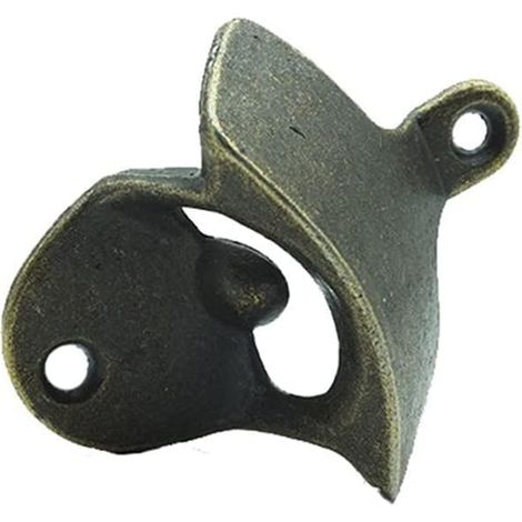Décapsuleur mural en bronze vintage pour vin - Accessoires de cuisine - Durable - Ustensiles de bar et de vin (1/5)